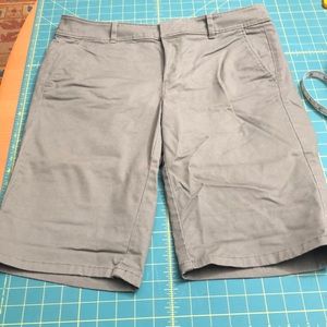 Loft Gray/green Bermuda shorts